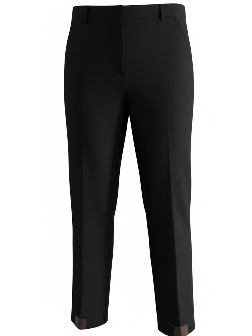 Quince Women’s Black Tailored Stretch Knit Trousers.